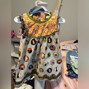Matilda Jane dress/tunic and matching bloomers. 18/24m. EUC! Halloween!
